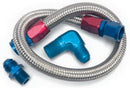 EDELBROCK 22in Braided Fuel Line Kit 8122