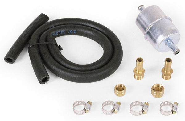 EDELBROCK 3/8in Fuel Line & Filter Kit 8135