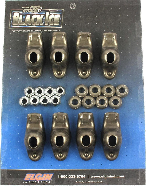 ELGIN SBC Black Ice Rocker Arm Kit 1.6 Ratio (8pk) ICE410738