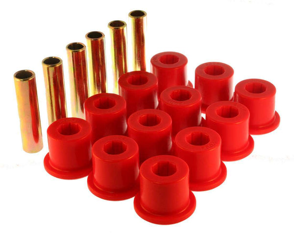 ENERGY SUSPENSION Chevy Rear Spring Bushing Set Red 3.2106R