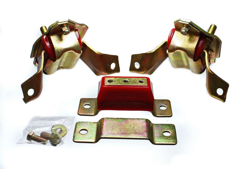 ENERGY SUSPENSION 5.0L Mustang Motor Mounts & Trans- Red 4.1124R