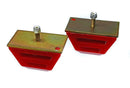 ENERGY SUSPENSION Bump Stop 2-1/2 x 4-1/2 x 2-1/2 Low Profile Pair 9.9109R