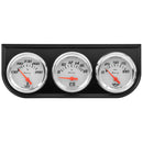 EQUUS 2.0 Dia Triple Gauge Set w/Black Panel E5200