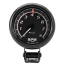 EQUUS 2-1/2 Dia Tachometer 8000 RPM Black Dial E6086
