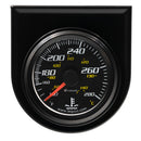 EQUUS 2.0 Dia Water Temp Gauge Black 130-280 E6242