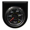 EQUUS 2.0 Dia Oil Pressure Gauge Black 0-100psi E6244