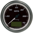 EQUUS 3-3/8 Dia Speedometer 0-120 MPH Chrome Elec E7074