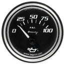 EQUUS 2.0 Dia Oil Pressure Gauge Chrome 0-100psi E7234