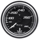 EQUUS 2.0 Dia Water Temp Gauge Chrome 140-280 E7242