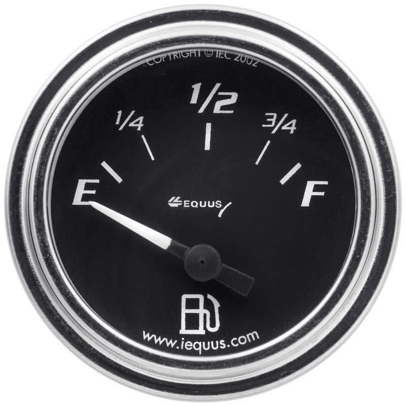 EQUUS 2.0 Dia Fuel Level Gauge Chrome E7362