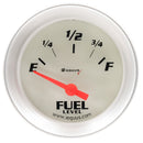EQUUS 2.0 Dia Fuel Level Gauge Silver E8361