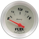 EQUUS 2.0 Dia Fuel Level Gauge Silver E8362