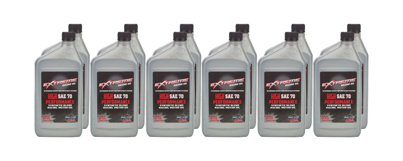 EXTREME RACING OIL SAE 70 Synthetic Blend 12 x 1 Quart HPSAE-70C