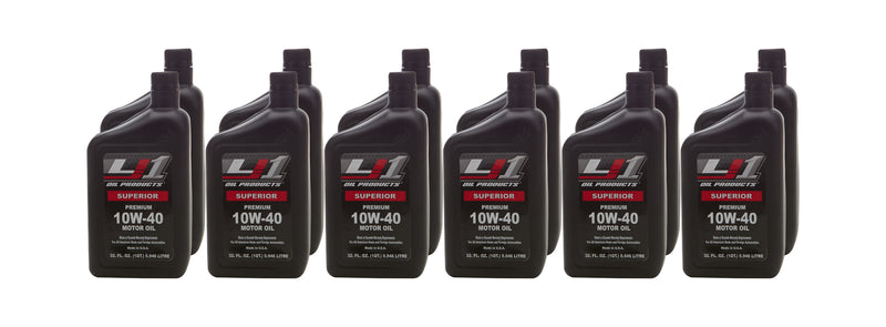 EXTREME RACING OIL 10W40 Premium Blend 12 x 1 Quart SP10W-40