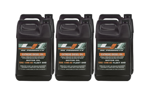 EXTREME RACING OIL 15W40 CK4 Heavy Duty 6 x 1 Gallon XD15W-40