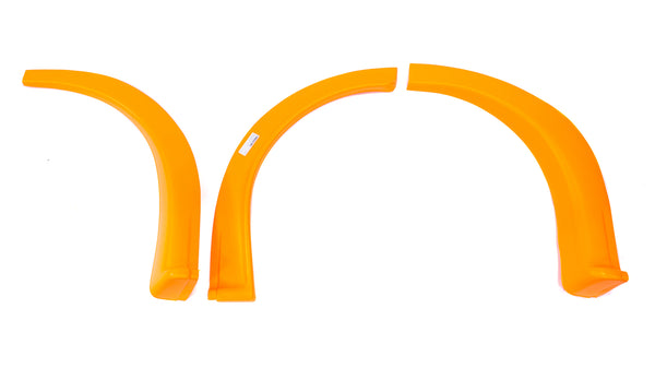 FIVESTAR MD3 Wheel Flares Dirt Bright Orange Left 007-261-FOL