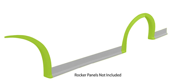 FIVESTAR MD3 Wheel Flares Dirt Flresnt Yellow Left 007-261-FYL