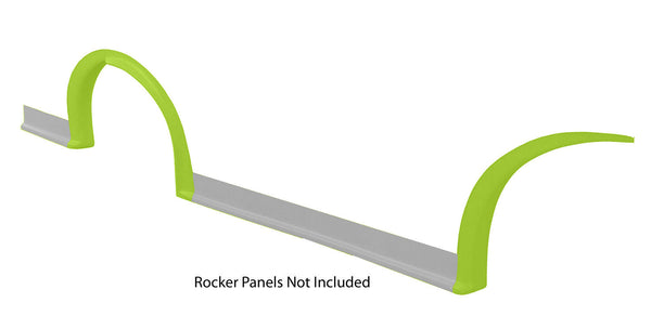 FIVESTAR MD3 Wheel Flares Dirt Flresnt Yellow Right 007-261-FYR