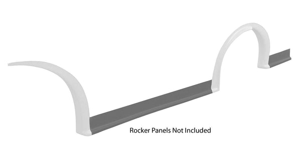 FIVESTAR MD3 Wheel Flares Dirt White Left 007-261-WL