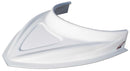 FIVESTAR MD3 Hood Scoop 3in Tall Curved White 040-4114-W