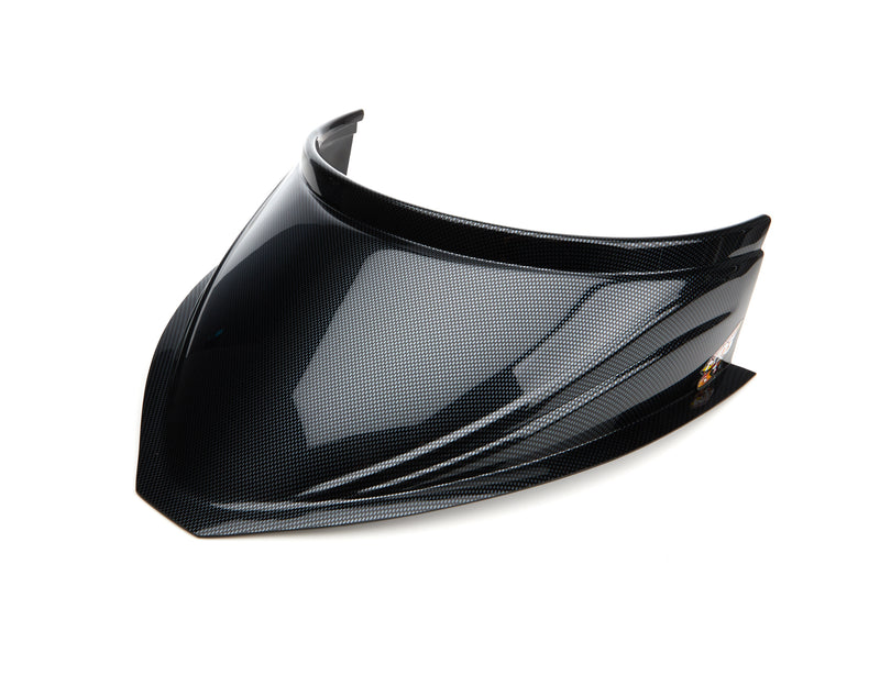 FIVESTAR MD3 Hood Scoop 5in Tall 18in Wide Curved CF look 040-4118-CF