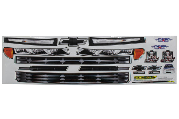 FIVESTAR 2019 Chevy Silverado Nose ID Graphics Kit 21191-44141