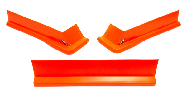 FIVESTAR Modified Aero Valance 3pc. Fluorescent Red 3022-417-FR