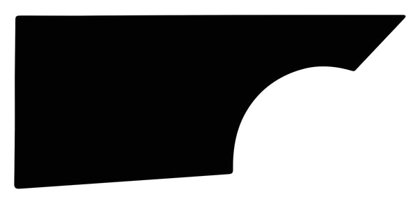 FIVESTAR Quarter Panel Dirt Right Side Black 32001-27351-BR