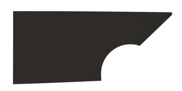 FIVESTAR Qtr Panel High Impact Plastic Black Right 34001-27351-BR