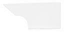 FIVESTAR Qtr Panel High Impact Plastic White Left 34001-27351-WL