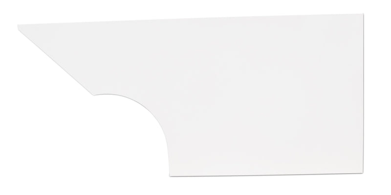 FIVESTAR Qtr Panel High Impact Plastic White Left 34001-27351-WL