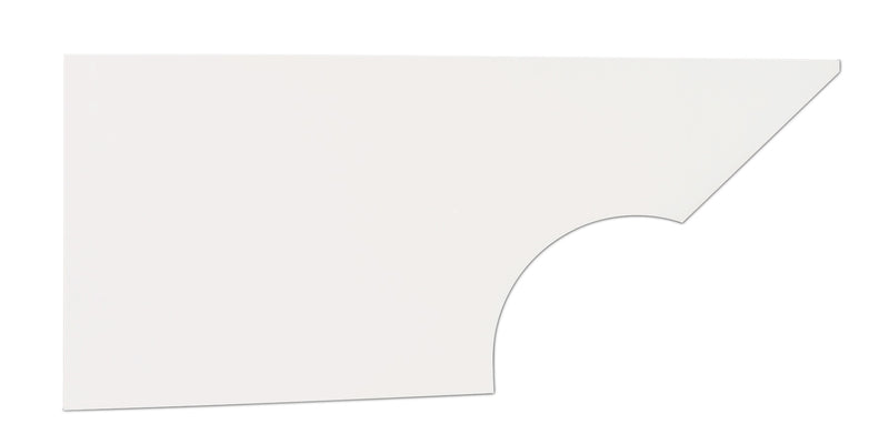 FIVESTAR Qtr Panel High Impact Plastic White Right 34001-27351-WR