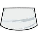 FIVESTAR Rear Window ABC Molded .093 w/Blk Border Uncoat 574-6111-3B