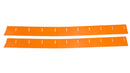 FIVESTAR 88 Monte Wear Strips Lower Nose Orange 600-400-OR