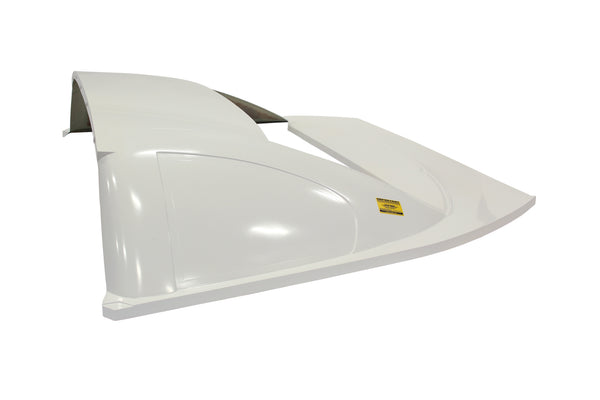 FIVESTAR ABC Greenhouse Rear Half Std Composite White 671-5102-W