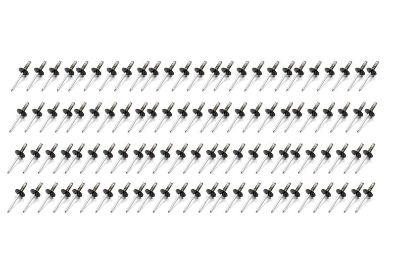 FIVESTAR Lrg Hd Rivet Black Multi -grip 100pk 814B-100L