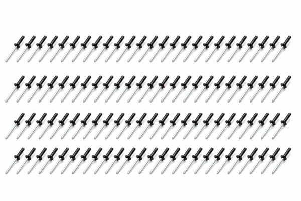 FIVESTAR Sm Hd Rivet Black Multi -grip 100pk 814B-100S