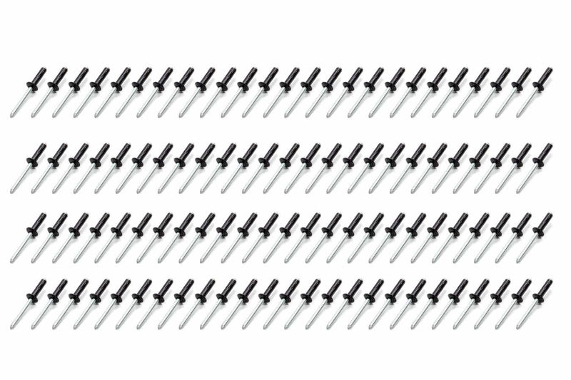 FIVESTAR Sm Hd Rivet Black Multi -grip 100pk 814B-100S