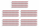 FIVESTAR Sml Hd Rivet Red Multi-Grip 500pk 814R-500S