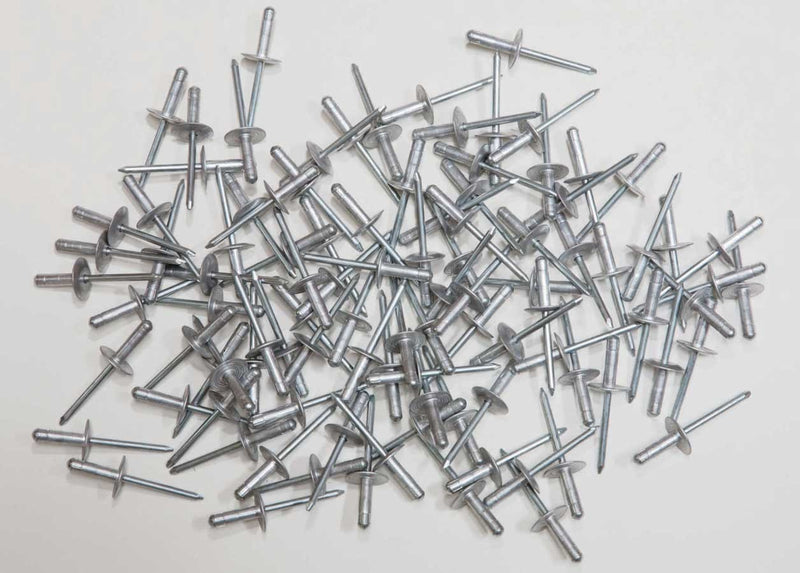FIVESTAR Large Head Rivet Silver 100pc 3/16in 816-100L