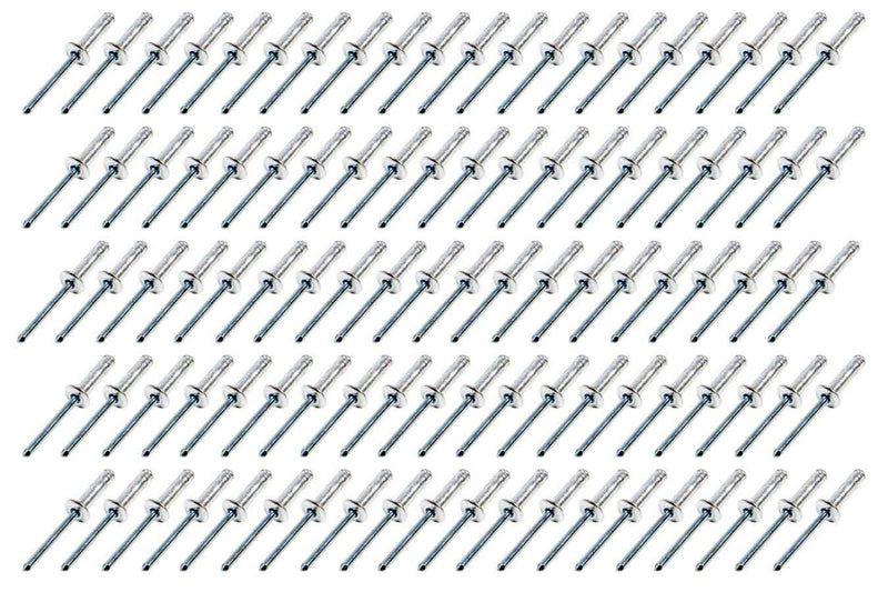 FIVESTAR Small Head Rivet Silver 100pc 3/16in 816-100S