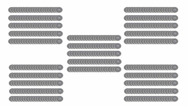 FIVESTAR Alum Back Up Washer 3/16in 818-500AL