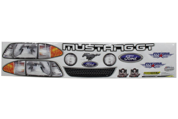 FIVESTAR Mustang Nose Graphic Kit 915-410-ID