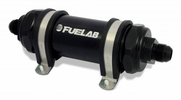 FUELAB FUEL SYSTEMS Fuel Filter In-Line 5in 40 Micron Stainless 8an 82812-1