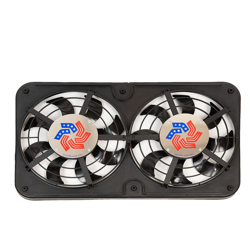 FLEX-A-LITE Dual 12-1/8in Lo Profile puller Fan w/o Controls 105422