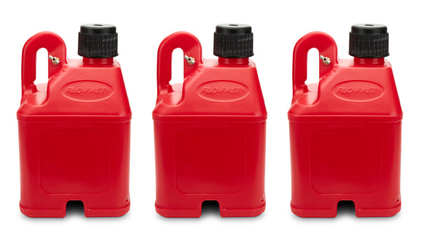 FLO-FAST Utility Container Red (Case of 3) Stackable 50101-3