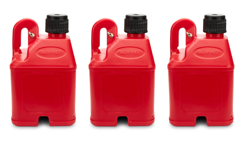 FLO-FAST Utility Container Red (Case of 3) Stackable 50101-3