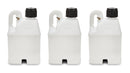 FLO-FAST Utility Container White (Case of 3) Stackable 50103-3