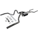 FLOWMASTER Header-Back Exhaust Kit 68-72 Chevelle V8 3in 817200