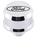 FORD Valve Cover Breather w/ Slant Edge Alm Chrome 302-439
